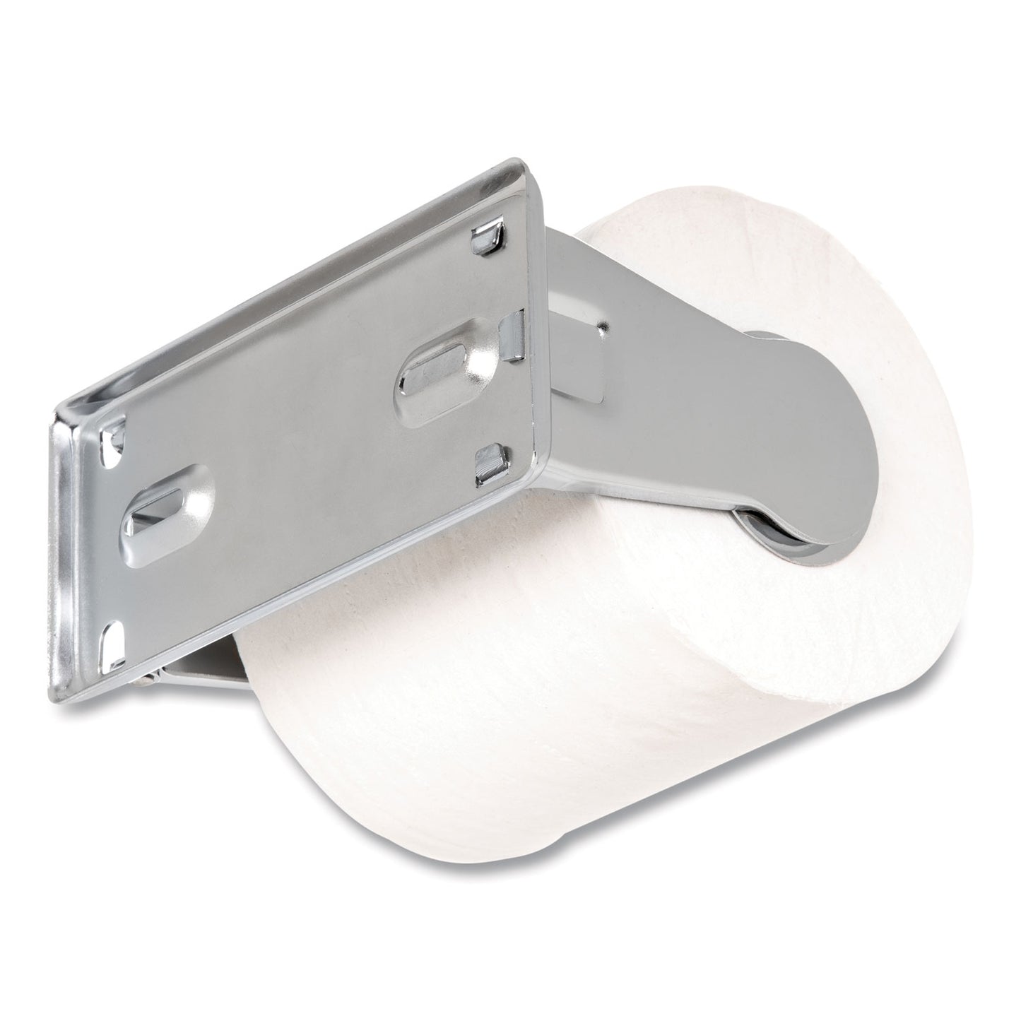 San Jamar Locking Toilet Tissue Dispenser, 6 x 4.5 x 2.75, Chrome (R200XC)