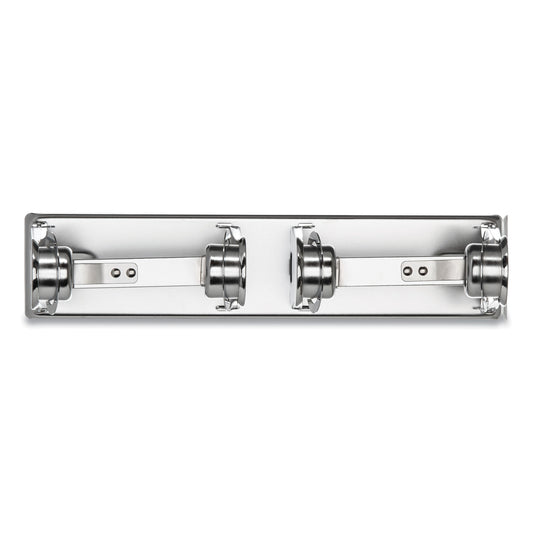 San Jamar Locking Toilet Tissue Dispenser, 12.38 x 4.5 x 2.75, Chrome (R260XC)