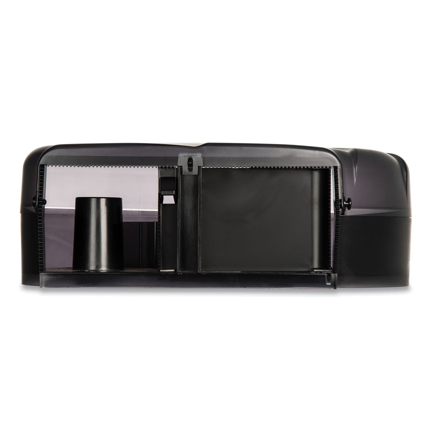 San Jamar Oceans Reserva Jumbo Tissue Dispenser with Stub, 16.75 x 5.5 x 12.25, Black Pearl (R3090TBK)