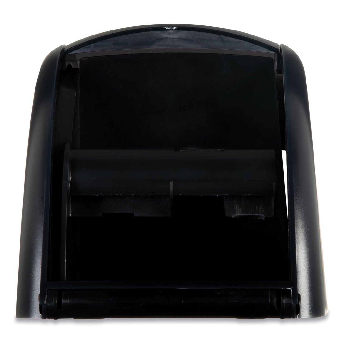 San Jamar Duett Standard Bath Tissue Dispenser, 2 Roll, 7.5 x 7 x 12.75, Black Pearl (R3500TBK)