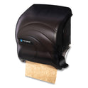 San Jamar Element Lever Roll Towel Dispenser, Oceans, 12.5 x 8.5 x 12.75, Black Pearl (T990TBK)