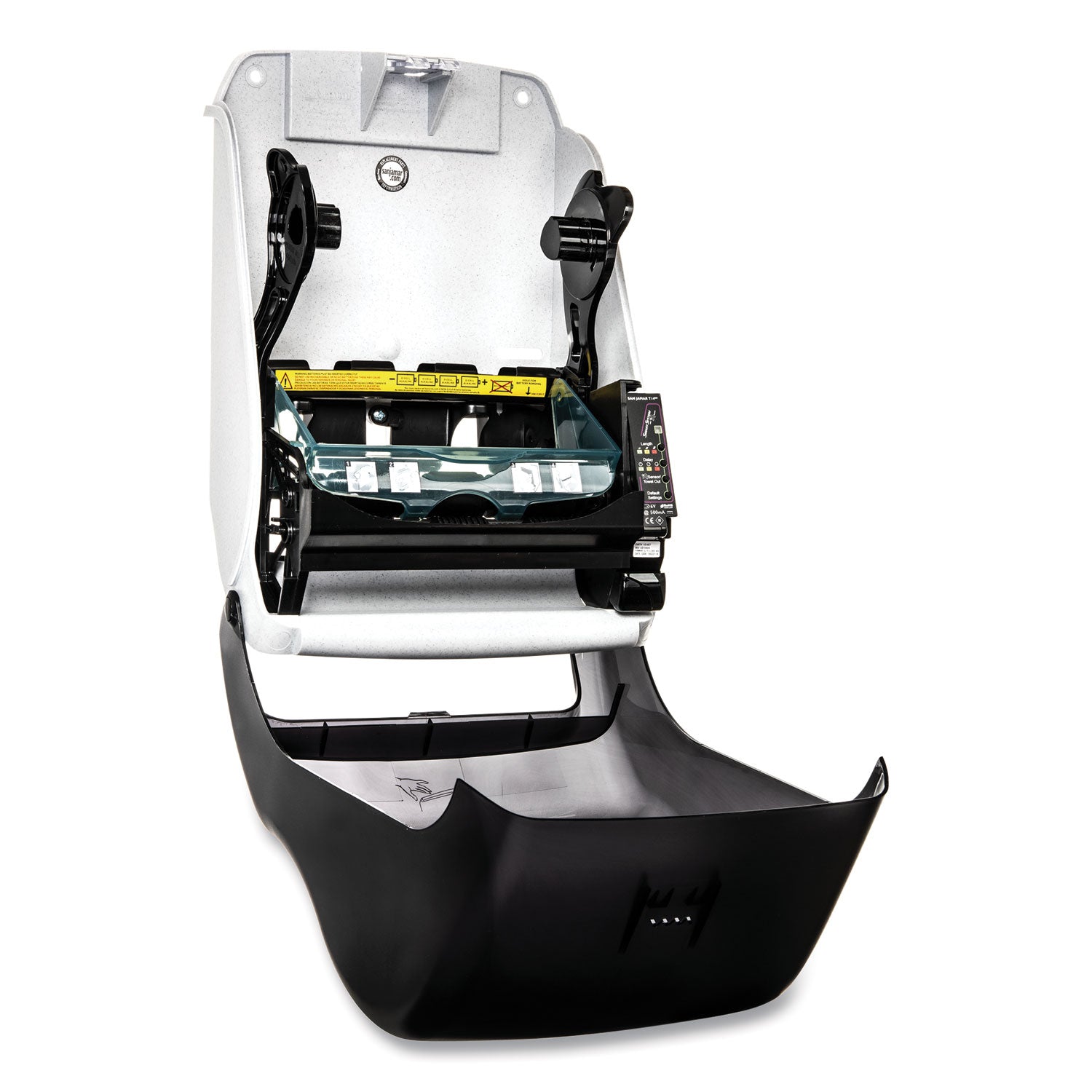 San Jamar Smart System with iQ Sensor Towel Dispenser, 11.75 x 9 x 15.5, Black Pearl (T1400TBK)