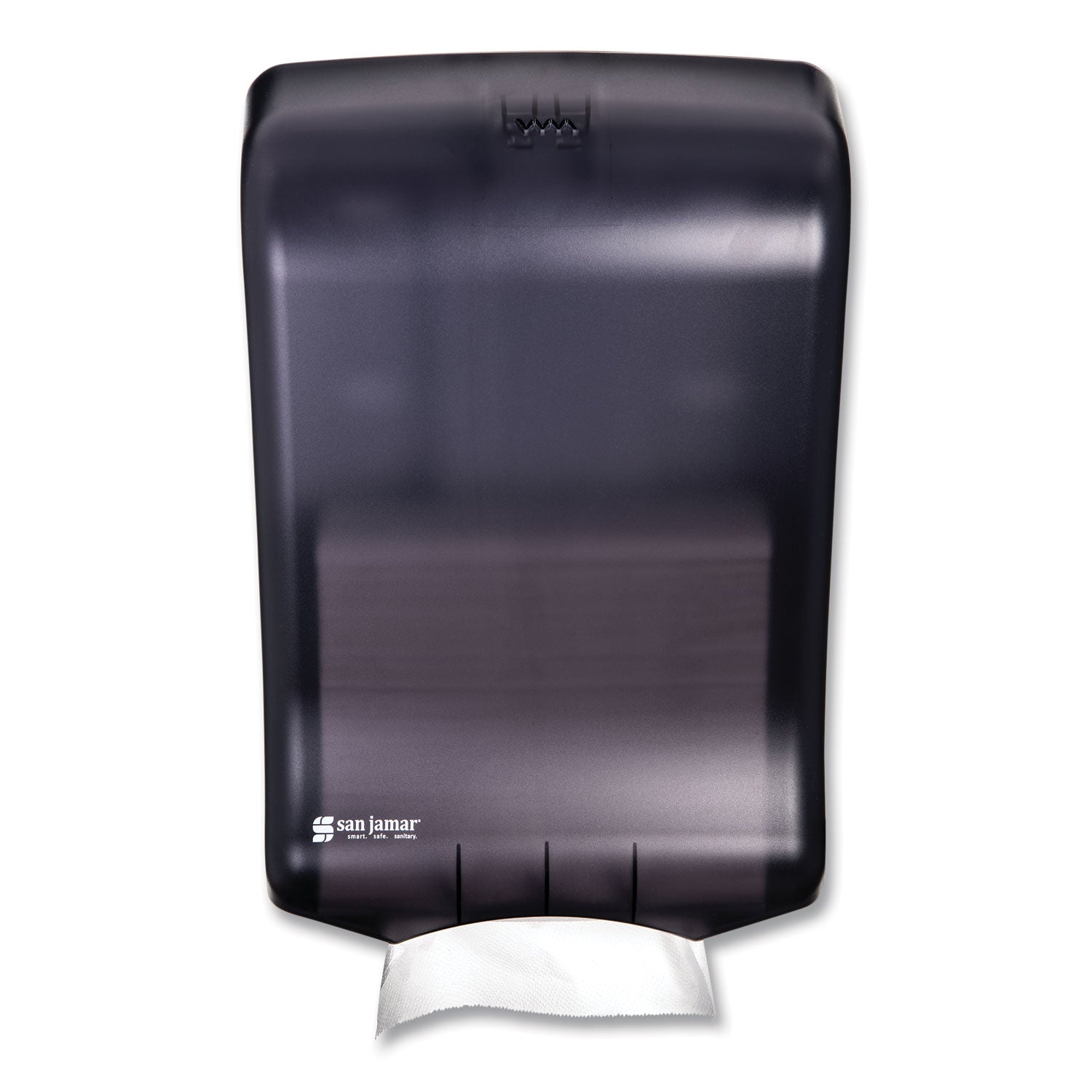 San Jamar Ultrafold Multifold/C-Fold Towel Dispenser, Classic, 11.75 x 6.25 x 18, Black Pearl (T1700TBK)