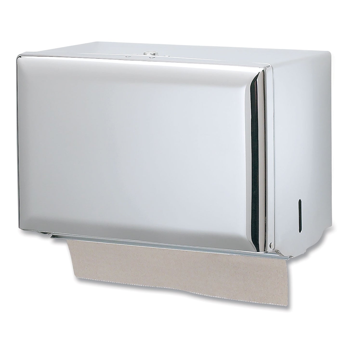 San Jamar Singlefold Paper Towel Dispenser, 10.75 x 6 x 7.5, Chrome (T1800XC)