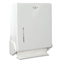 San Jamar True Fold C-Fold/Multifold Paper Towel Dispenser, 11.63 x 5 x 14.5, White (T1905WH)