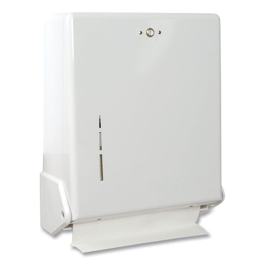 San Jamar True Fold C-Fold/Multifold Paper Towel Dispenser, 11.63 x 5 x 14.5, White (T1905WH)