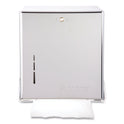 San Jamar True Fold C-Fold/Multifold Paper Towel Dispenser, 11.63 x 5 x 14.5, Chrome (T1905XC)