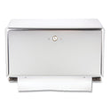 San Jamar Mini C-Fold/Multifold Towel Dispenser, 11.13 x 3.88 x 7.88, Chrome (T1950XC)