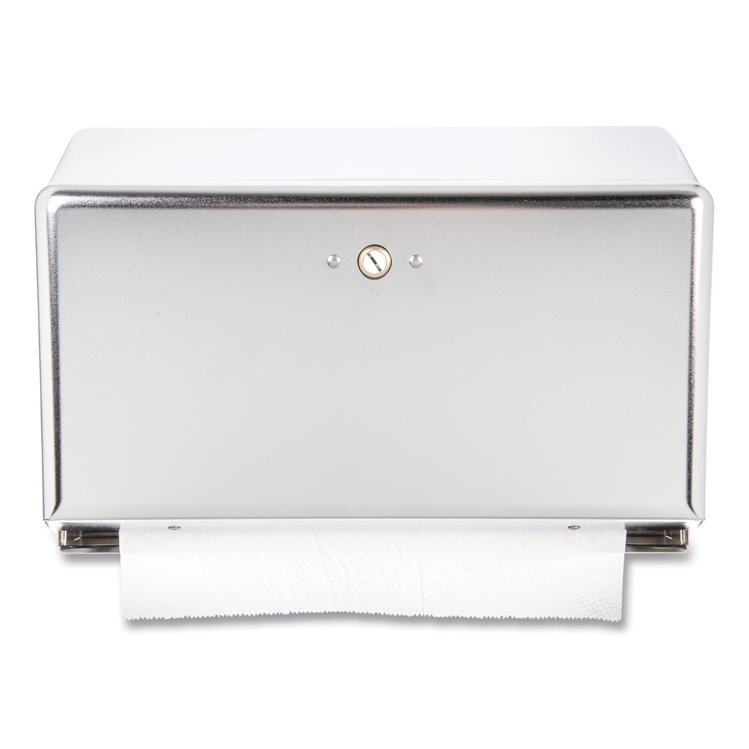 San Jamar Mini C-Fold/Multifold Towel Dispenser, 11.13 x 3.88 x 7.88, Chrome (T1950XC)