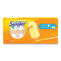 Swiffer Heavy Duty Dusters with Extendable Handle, 14" to 3 ft Handle, 1 Handle and 3 Dusters/Kit (82074)