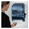 San Jamar Lever Roll Towel Dispenser, Oceans, 12.94 x 9.25 x 16.5, Arctic Blue (T1190TBL)