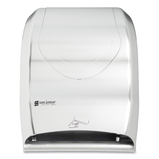 San Jamar Smart System with iQ Sensor Towel Dispenser, 16.5 x 9.75 x 12, Silver (T1470SS)