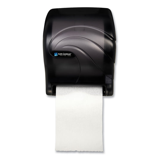 San Jamar Tear-N-Dry Essence Touchless Towel Dispenser, 11.75 x 9.13 x 14.44, Black Pearl (T8090TBK)