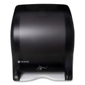 San Jamar Smart Essence Electronic Roll Towel Dispenser, 11.88 x 9.1 x 14.4, Black (T8400TBK)