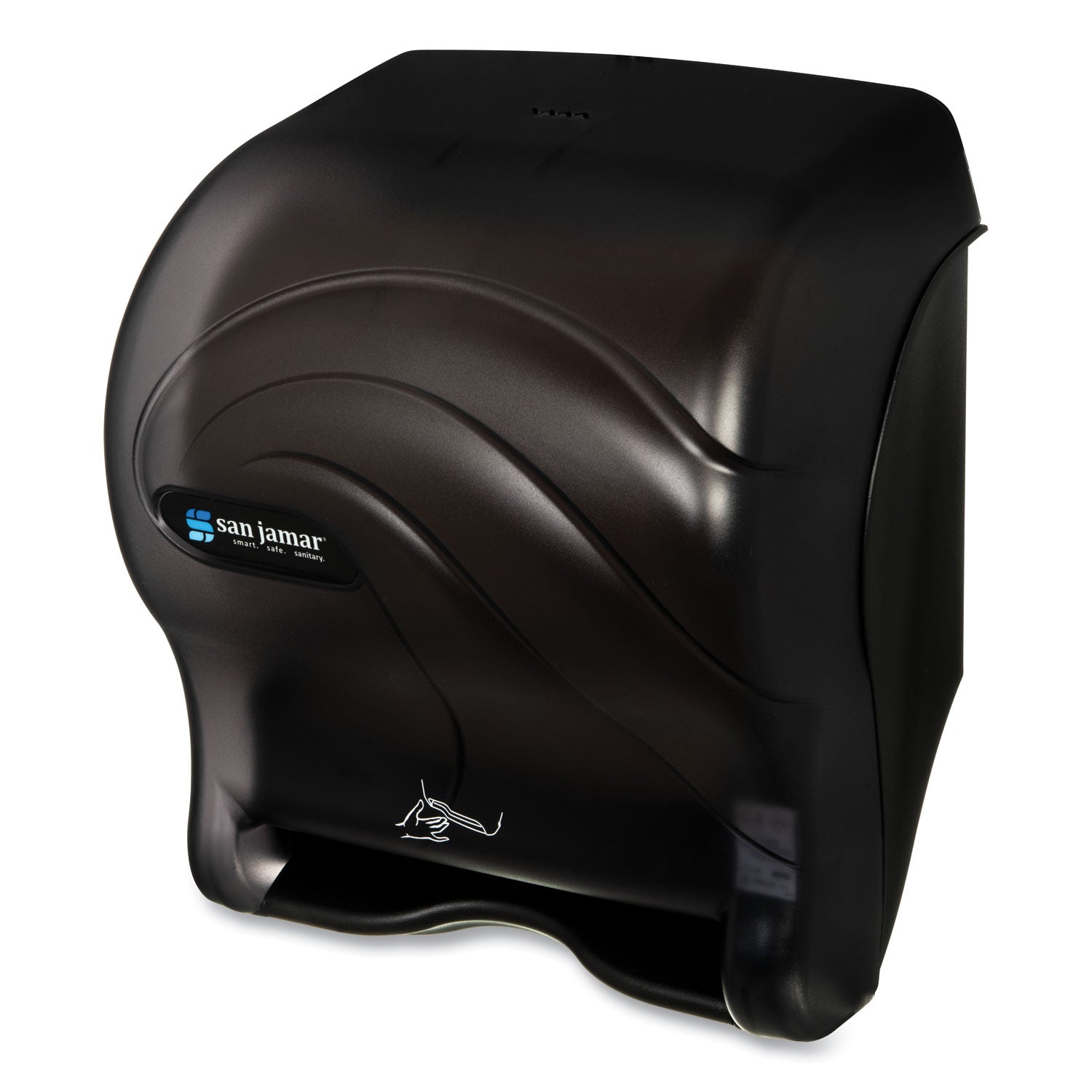 San Jamar Oceans Smart Essence Electronic Towel Dispenser, 11.88 x 9.1 x 14.4, Black (T8490TBK)