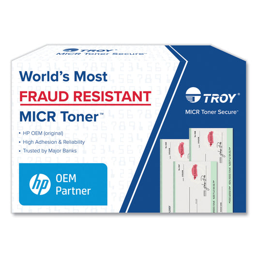 Troy 0281350001 90A MICR Toner Secure, Alternative for HP CE390A, Black