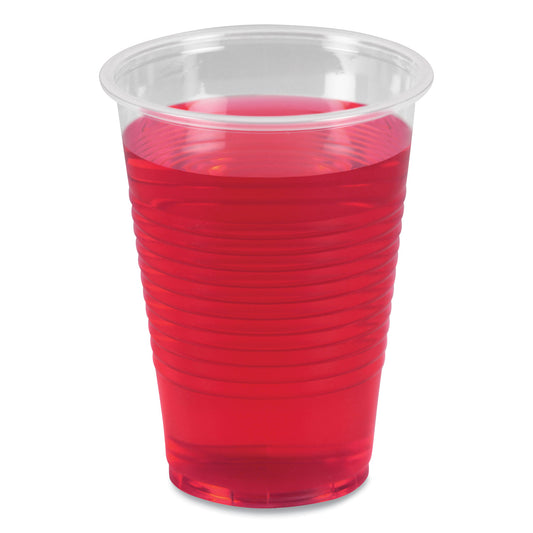 Boardwalk Translucent Plastic Cold Cups, 9 oz, Polypropylene, 100/Pack (TRANSCUP9PK)