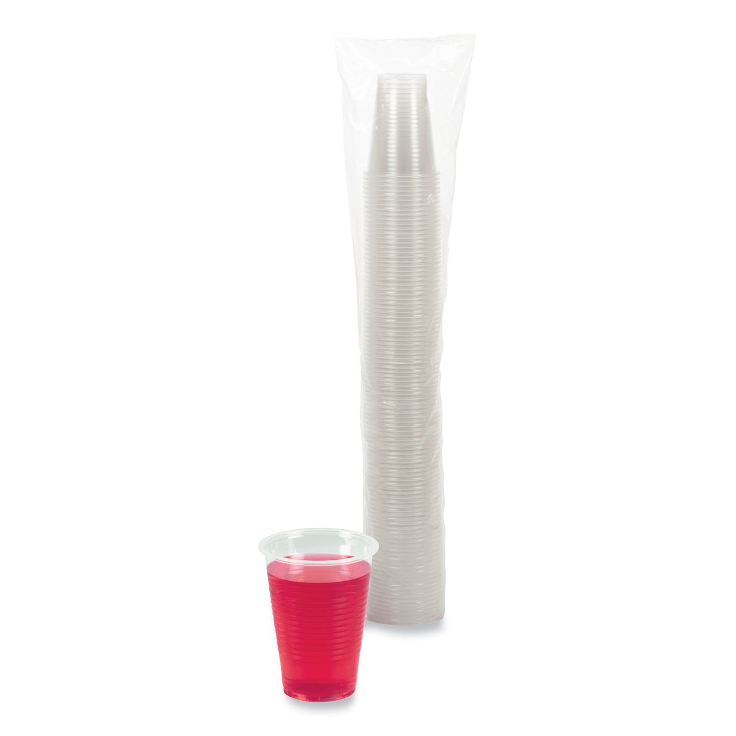 Boardwalk Translucent Plastic Cold Cups, 9 oz, Polypropylene, 100/Pack (TRANSCUP9PK)