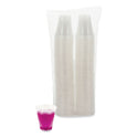 Boardwalk Translucent Plastic Cold Cups, 3 oz, Polypropylene, 125/Pack (TRANSCUP3PK)