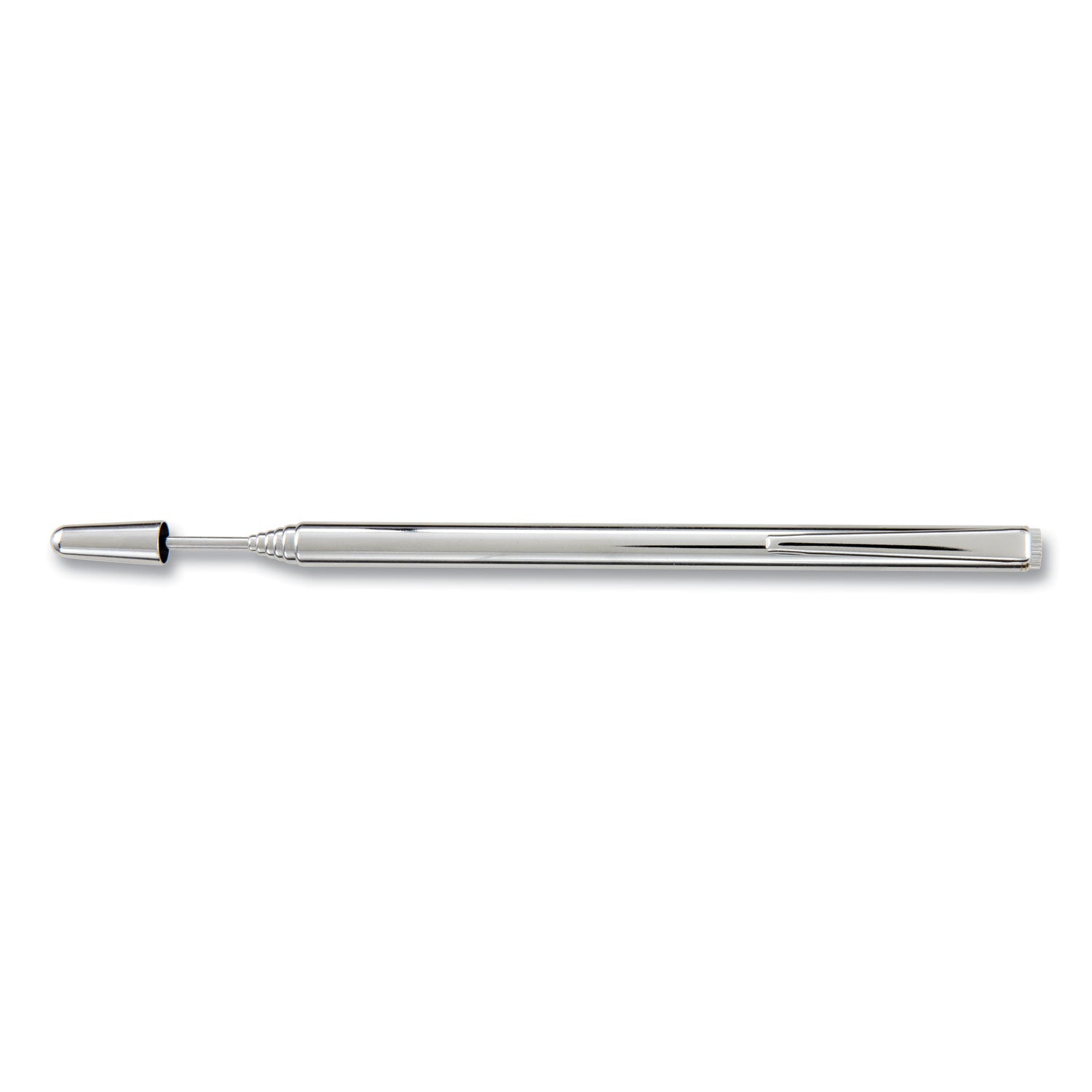 Apollo Slimline Pen-Size Pocket Pointer with Clip, Extends to 24.5", Silver (18001)