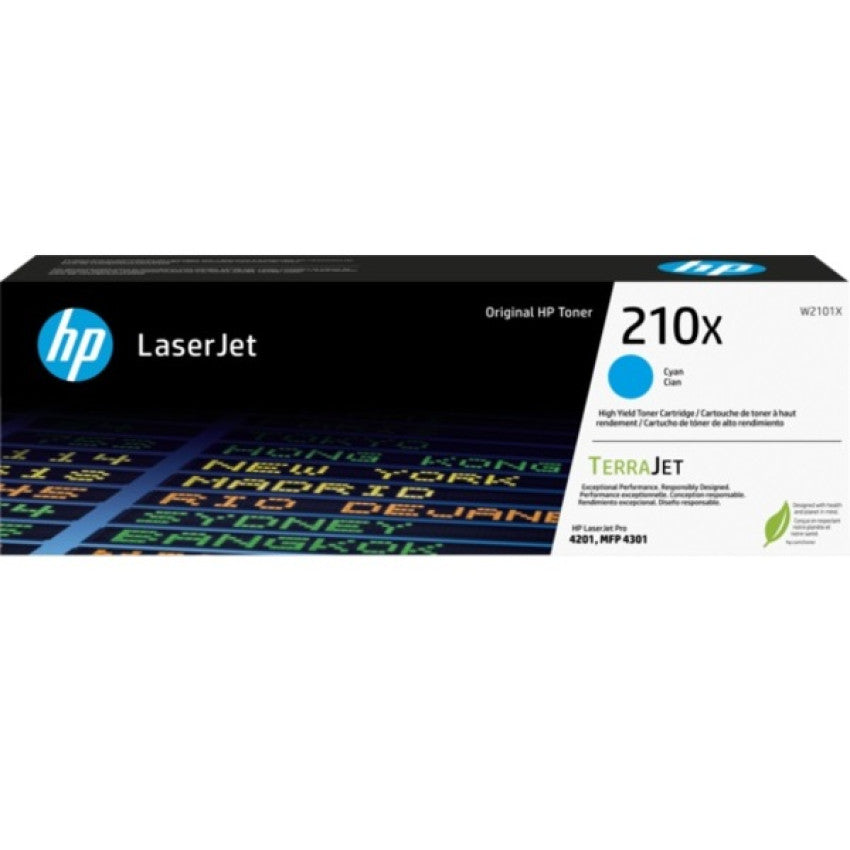 HP 210x Xl Cyan Original Laserjet Toner (W2101X)