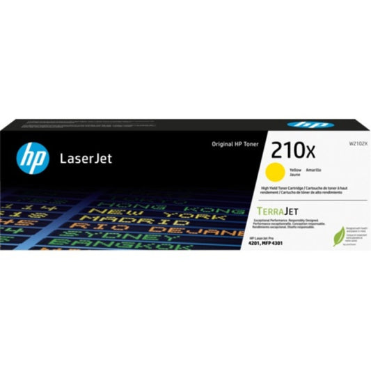 HP 210x Xl Yellow Original Laserjet Toner (W2102X)