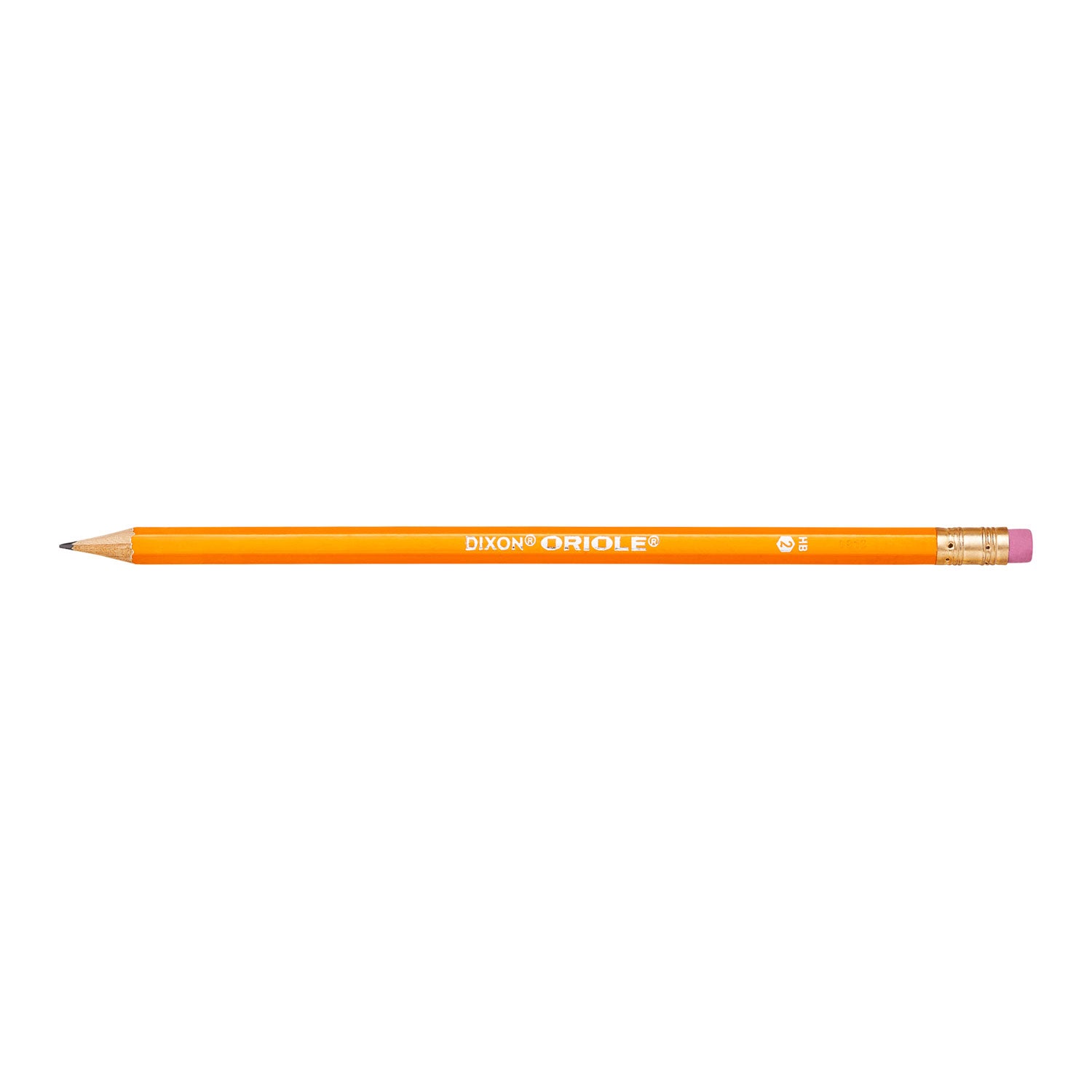 Dixon Oriole Presharpened Pencils, HB (#2), Black Lead, Yellow Barrel, 144/Pack (X12866X)