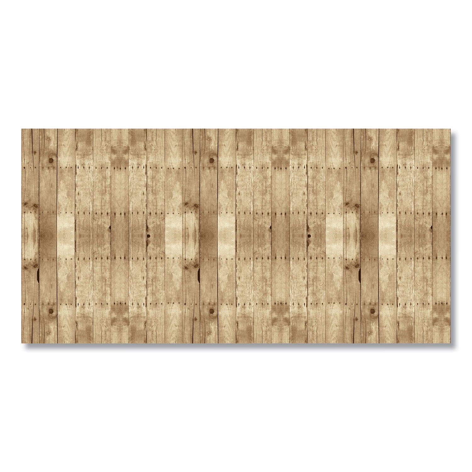 Pacon Bordette Designs, Weathered Wood, 48" x 50 ft, Distressed Brown (0056515)