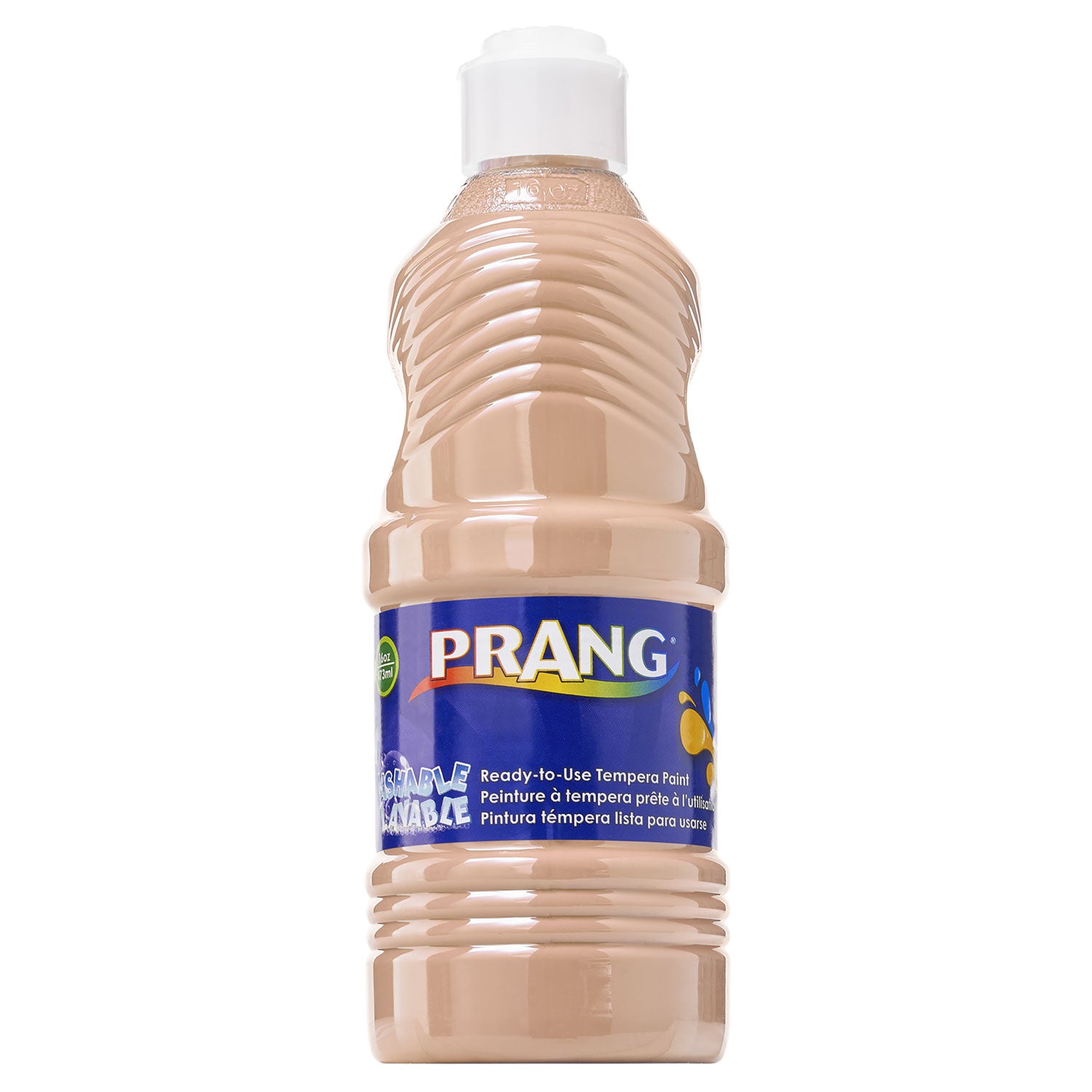 Prang Washable Paint, Peach, 16 oz Dispenser-Cap Bottle (X10711)