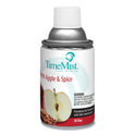 TimeMist Premium Metered Air Freshener Refill, Dutch Apple and Spice, 6.6 oz Aerosol Spray, 12/Carton (1042818)