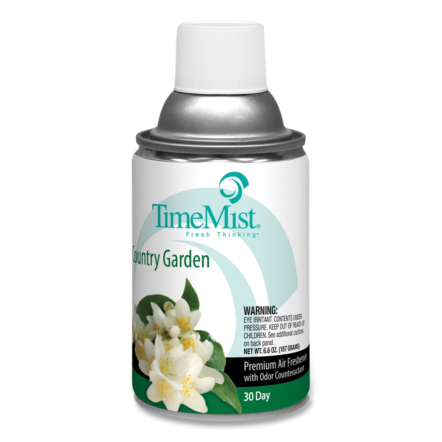 TimeMist Premium Metered Air Freshener Refill, Country Garden, 6.6 oz Aerosol Spray, 12/Carton (1042786)