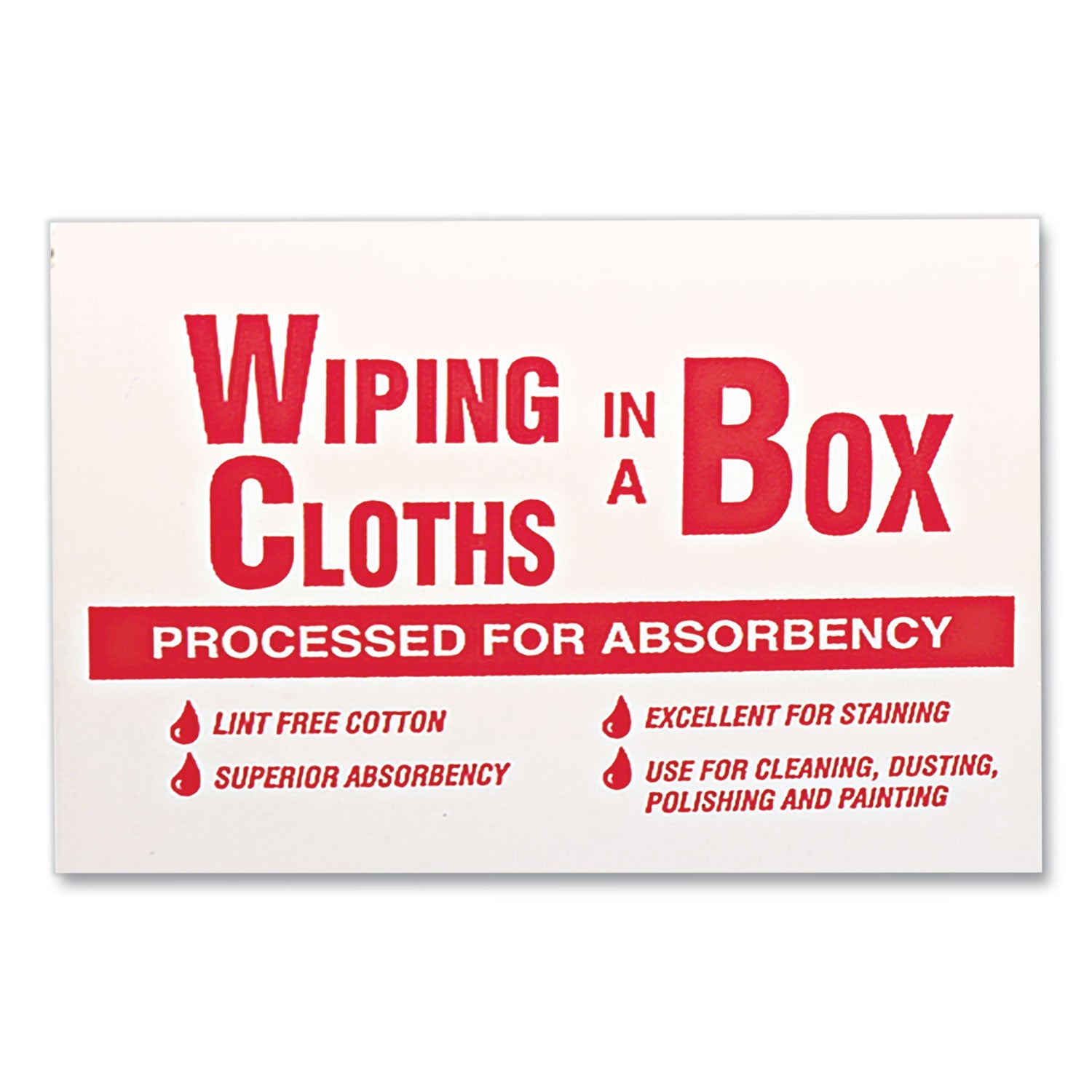 General Supply Multipurpose Reusable Wiping Cloths, Cotton, 5 lb Box, Assorted Sizes and Colors (N205CW05)