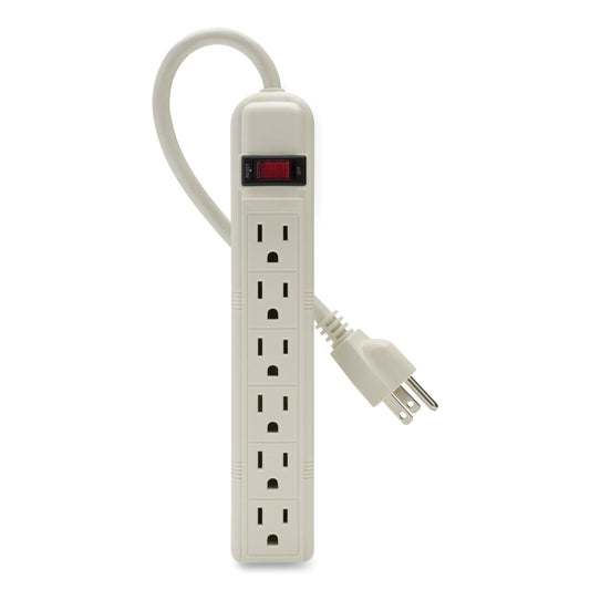 Belkin Power Strip, 6 Outlets, 3 ft Cord, White (F9P60903DP)