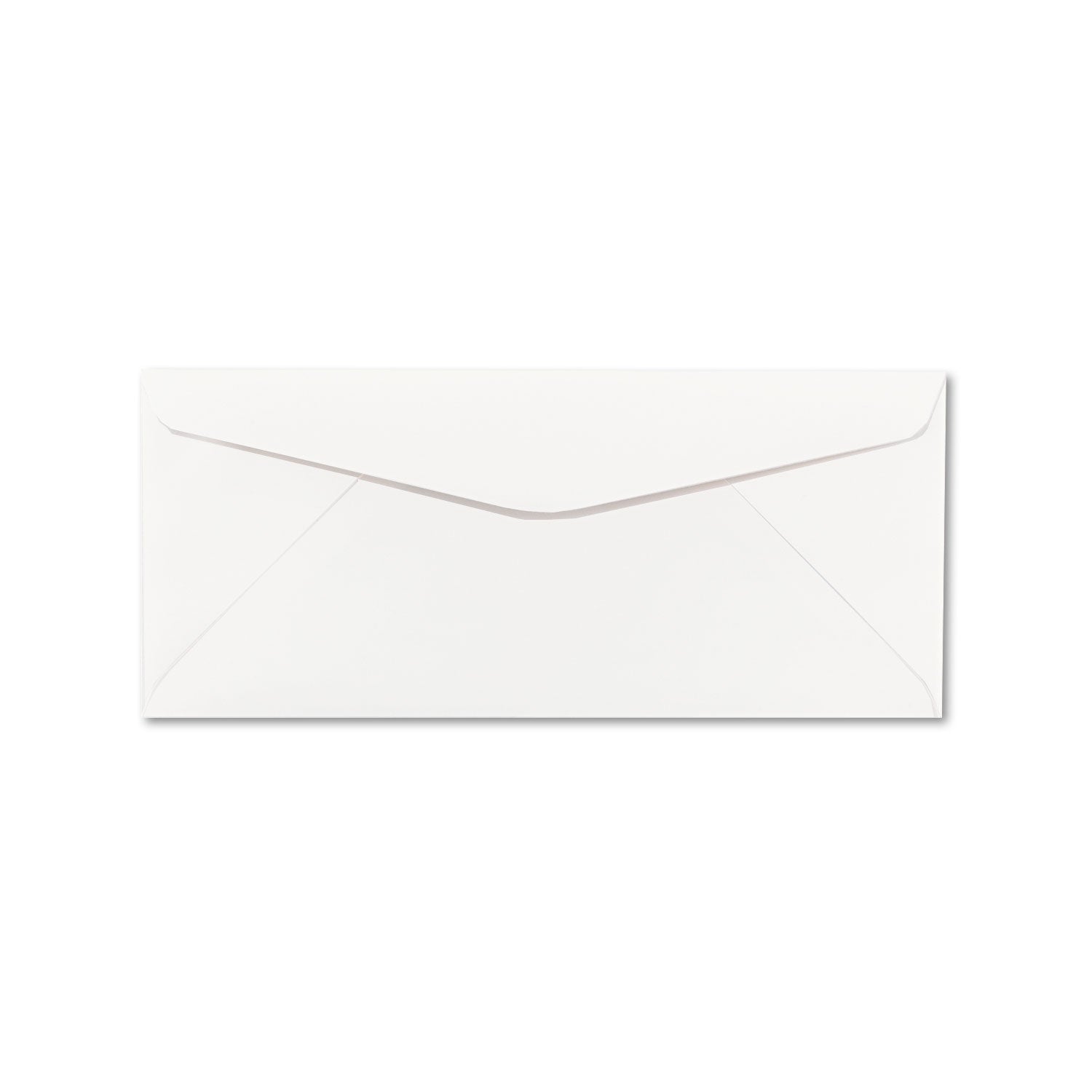 Neenah Paper CLASSIC CREST #10 Envelope, Commercial Flap, Gummed Closure, 4.13 x 9.5, Avon Brilliant White, 500/Box (6553000)