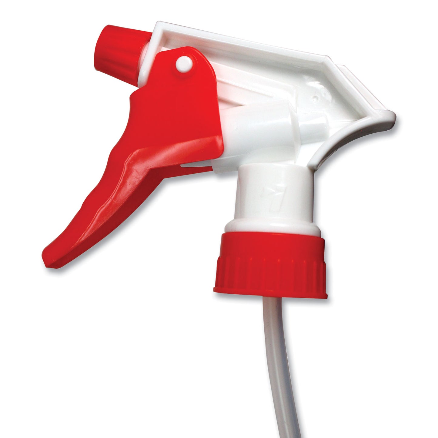 Impact Spray Trigger, 9.5" Tube, Fits 32 oz Bottles, Red/White (490624)