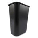 Rubbermaid Commercial Deskside Plastic Wastebasket, 10.25 gal, Plastic, Black (295700BK)