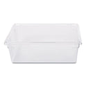 Rubbermaid Commercial Food/Tote Boxes, 12.5 gal, 26 x 18 x 9, Clear, Plastic (3300CLE)