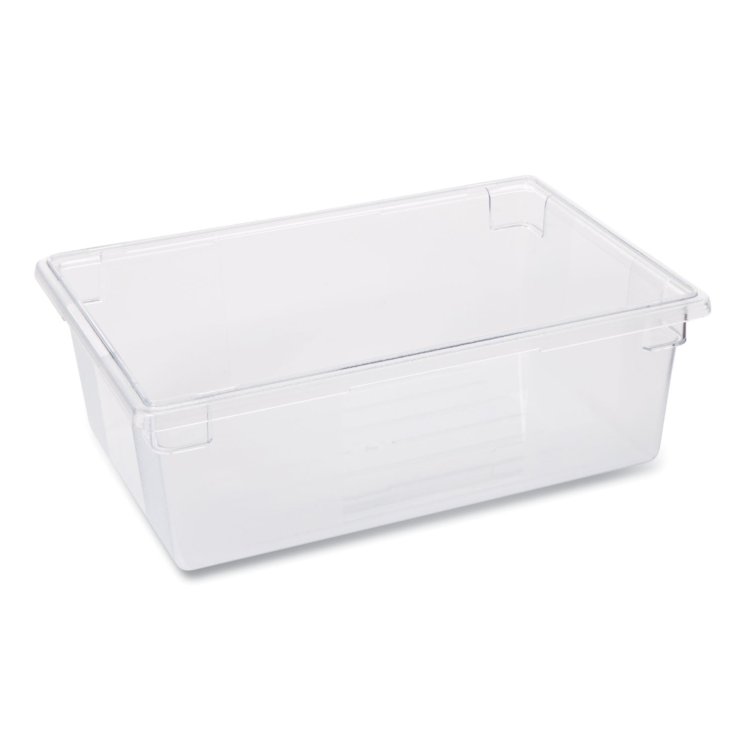 Rubbermaid Commercial Food/Tote Boxes, 12.5 gal, 26 x 18 x 9, Clear, Plastic (3300CLE)