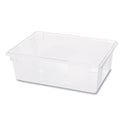 Rubbermaid Commercial Food/Tote Boxes, 12.5 gal, 26 x 18 x 9, Clear, Plastic (3300CLE)