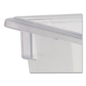 Rubbermaid Commercial Food/Tote Boxes, 21.5 gal, 26 x 18 x 15, Clear, Plastic (3301CLE)