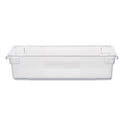 Rubbermaid Commercial Food/Tote Boxes, 8.5 gal, 26 x 18 x 6, Clear, Plastic (3308CLE)