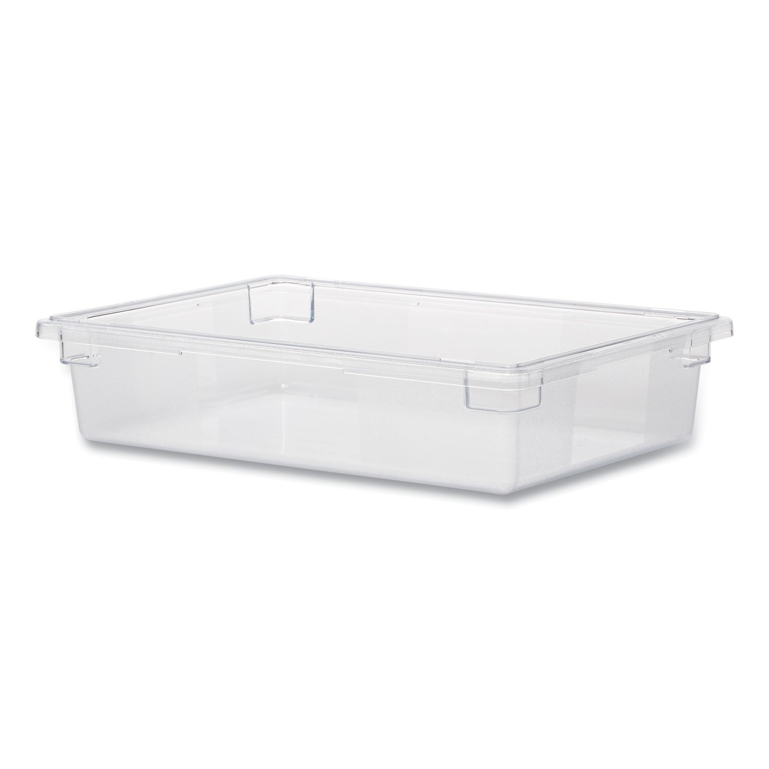 Rubbermaid Commercial Food/Tote Boxes, 8.5 gal, 26 x 18 x 6, Clear, Plastic (3308CLE)