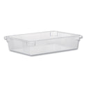 Rubbermaid Commercial Food/Tote Boxes, 8.5 gal, 26 x 18 x 6, Clear, Plastic (3308CLE)