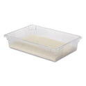 Rubbermaid Commercial Food/Tote Boxes, 8.5 gal, 26 x 18 x 6, Clear, Plastic (3308CLE)