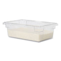 Rubbermaid Commercial Food/Tote Boxes, 3.5 gal, 18 x 12 x 6, Clear, Plastic (3309CLE)