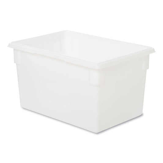 Rubbermaid Commercial Food/Tote Boxes, 21.5 gal, 26 x 18 x 15, White, Plastic (3501WHI)