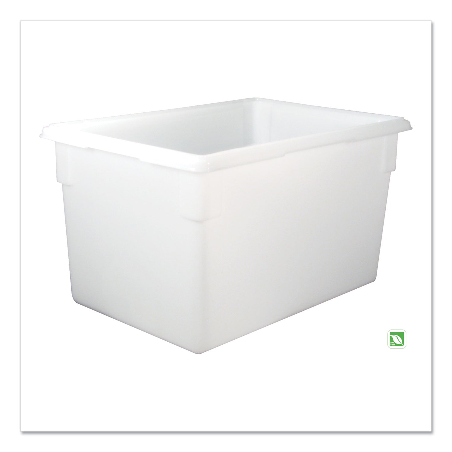 Rubbermaid Commercial Food/Tote Boxes, 21.5 gal, 26 x 18 x 15, White, Plastic (3501WHI)