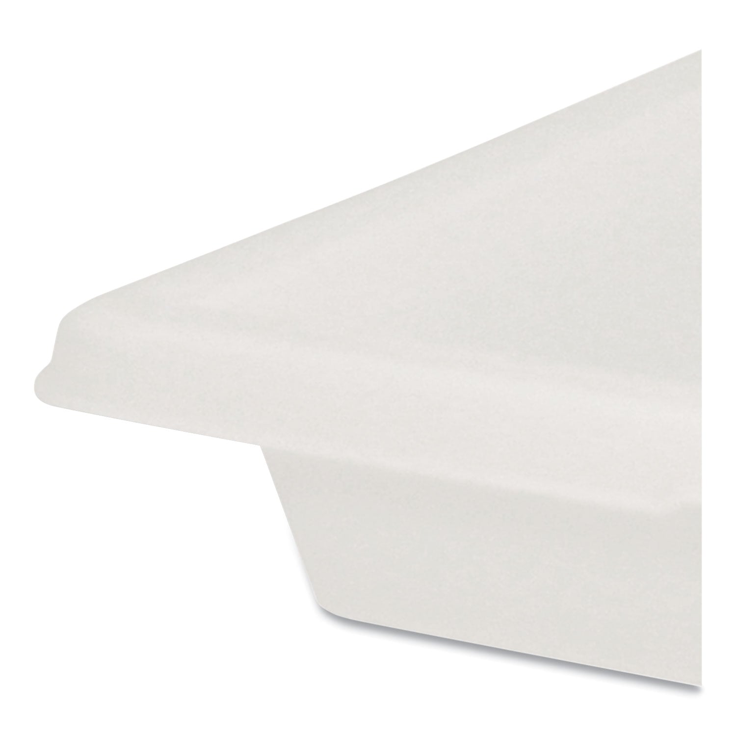 Rubbermaid Commercial Food/Tote Boxes, 2 gal, 18 x 12 x 3.5, White, Plastic (3507WHI)