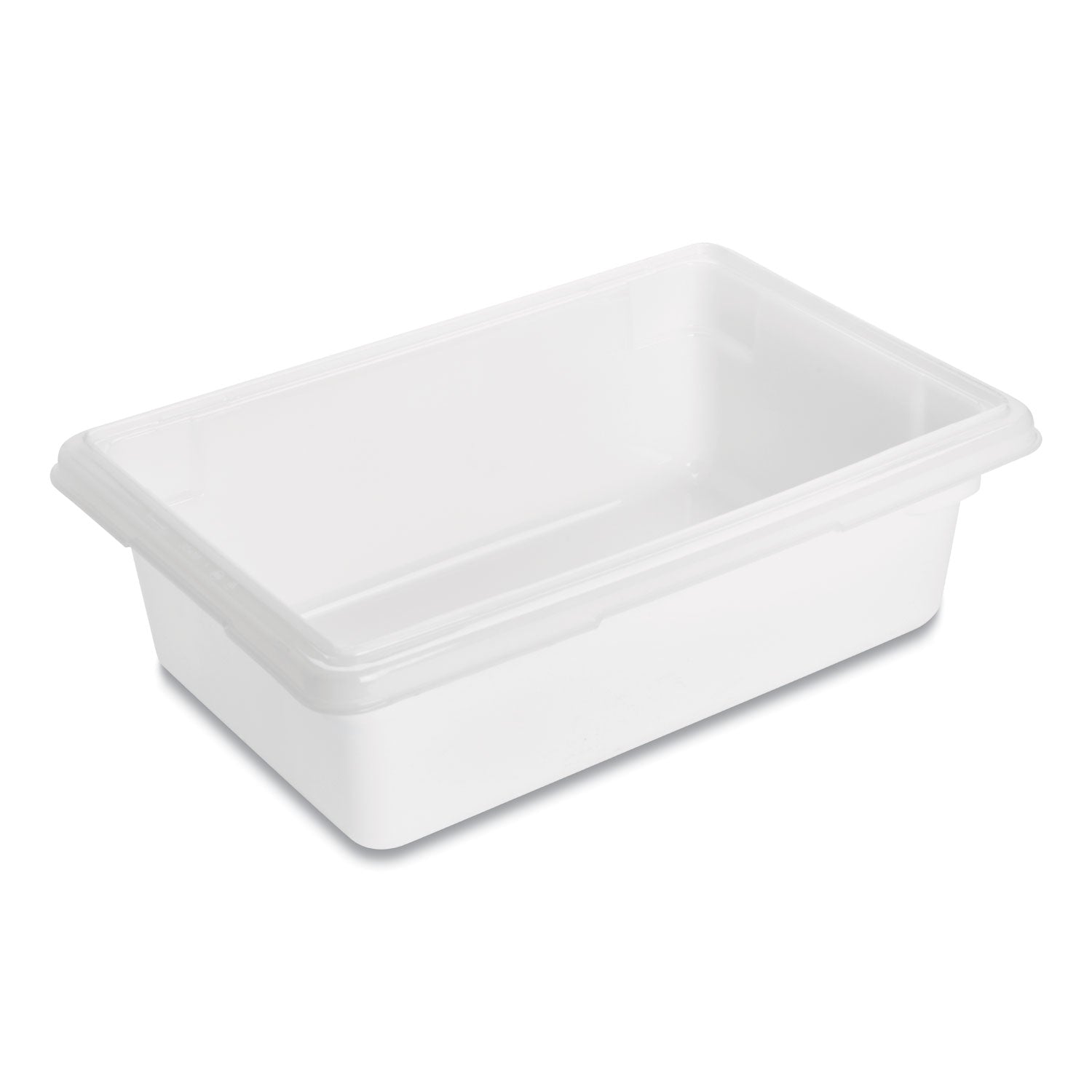 Rubbermaid Commercial Food/Tote Boxes, 3.5 gal, 18 x 12 x 6, White, Plastic (3509WHI)