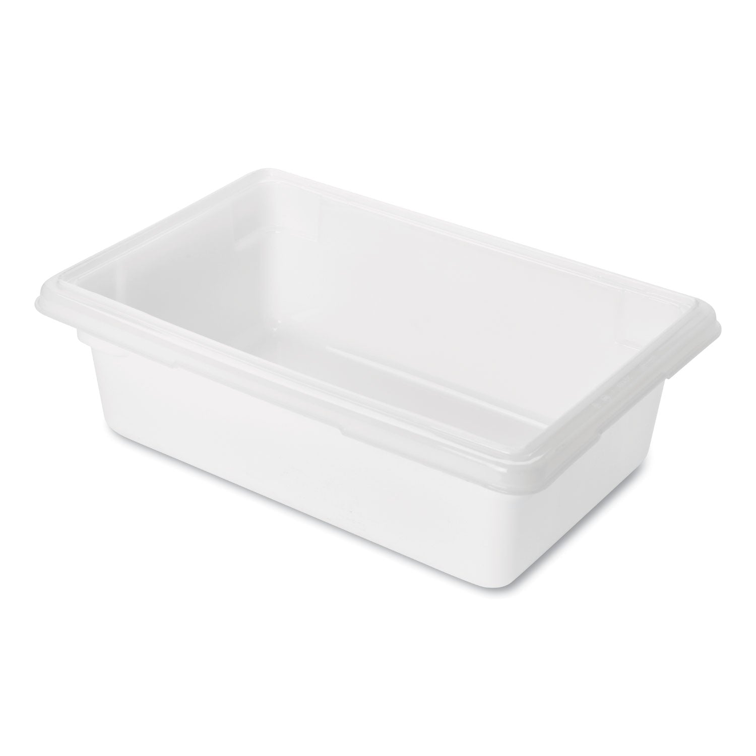 Rubbermaid Commercial Food/Tote Boxes, 3.5 gal, 18 x 12 x 6, White, Plastic (3509WHI)